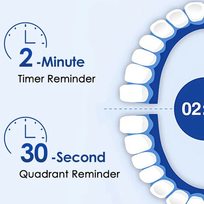 Electric ToothbrushRotating for Adults Deep Cleaning Teeth Tooth Brush Rechargeable Power Smart Timer with 8 Brush Heads