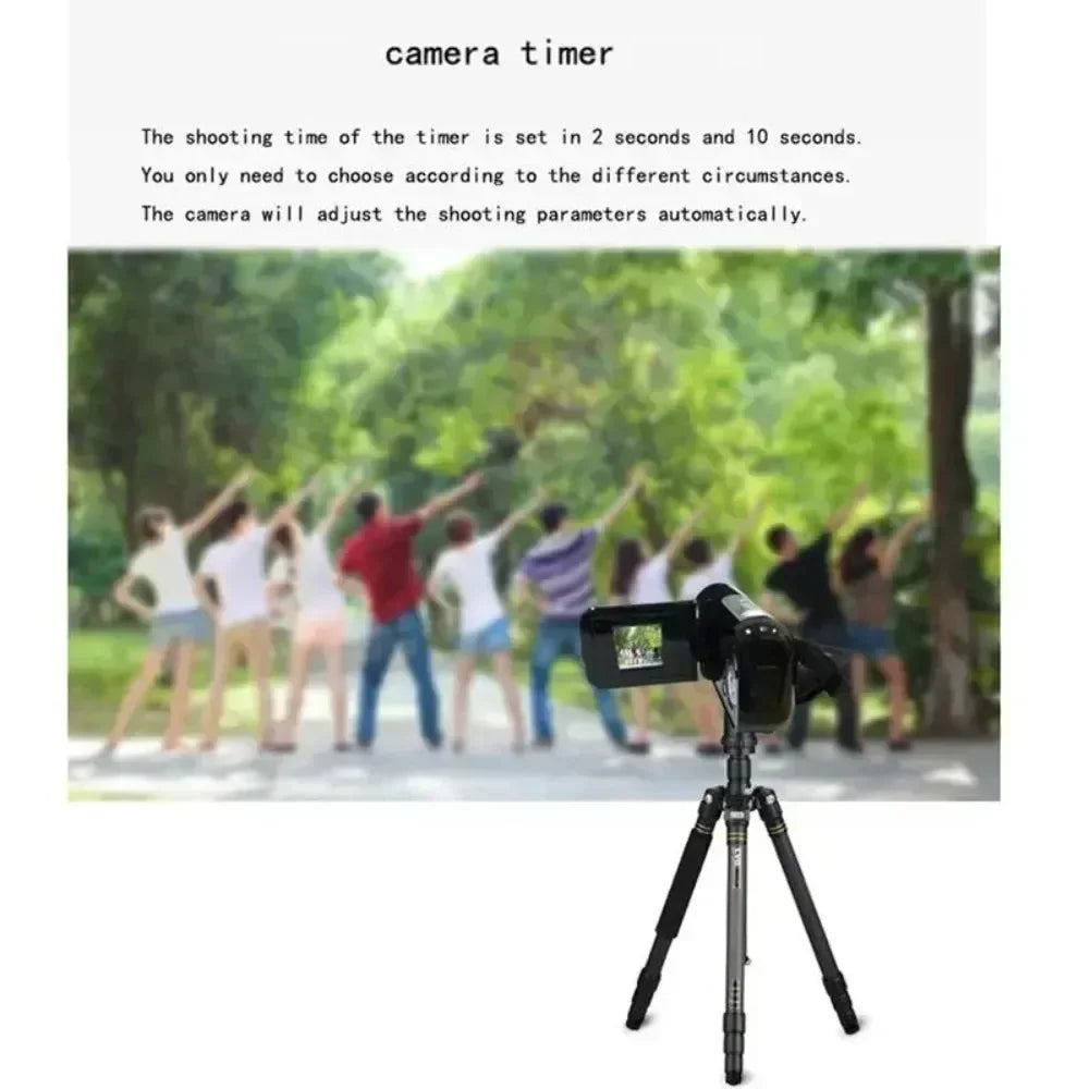 Mini Video DV Camcorder, 16MP 2 Inch LCD Digital Camera with LED Flash, Handheld Portable Home Outdoor Video Recorder Gift