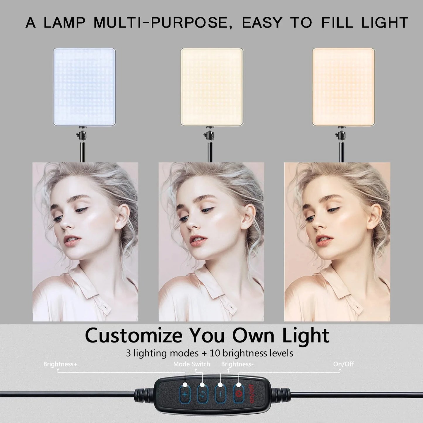 26/33cm Photo Ring light Led Selfie Ring Light Phone Bluetooth broadcast bracket Photography Lighting With Tripod