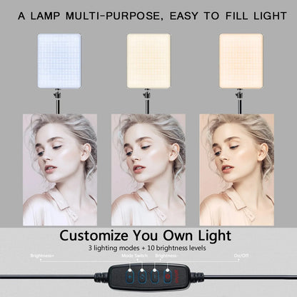 26/33cm Photo Ring light Led Selfie Ring Light Phone Bluetooth broadcast bracket Photography Lighting With Tripod