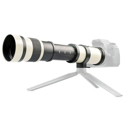 420‑800mm Lens Aperture F 8.3-16 Full Manual Focusing Telescope Zoom Telephoto Lens for EF‑S Mount Camera Lens