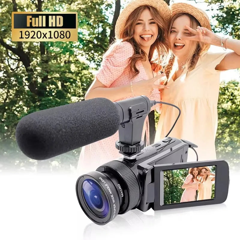 DV Video Recorder Camcorder High-Quality Audio Recording With Microphone Digital zoom Video Camera Machine For Recording Vlogs