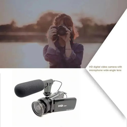 DV Video Recorder Camcorder High-Quality Audio Recording With Microphone Digital zoom Video Camera Machine For Recording Vlogs