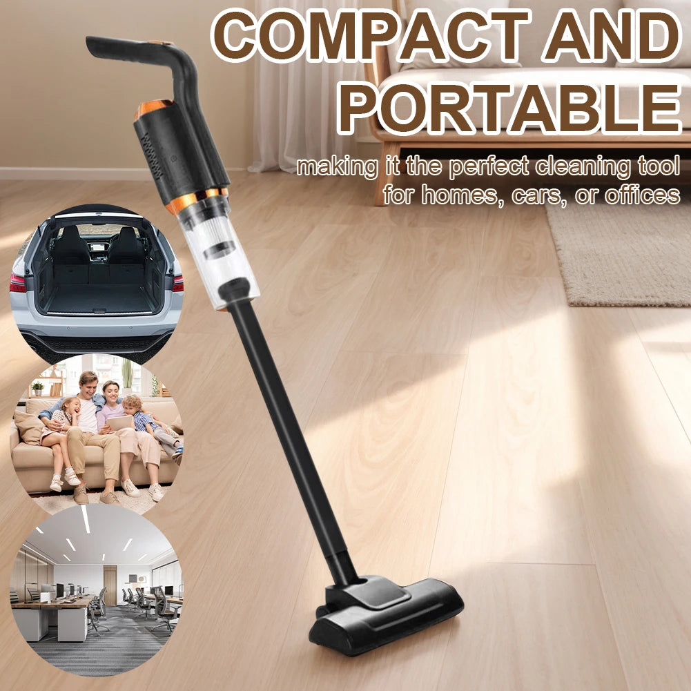 Handheld Wireless Vacuum Cleaner USB Rechargeable Strong Suction Handheld Water Sweeper 2000mAh Cordless Portable Cleaning Robot