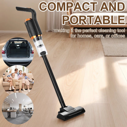Handheld Wireless Vacuum Cleaner USB Rechargeable Strong Suction Handheld Water Sweeper 2000mAh Cordless Portable Cleaning Robot