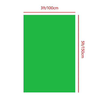 100*150cm Photography Backdrop Non-woven Green Screen Backdrop Cloth Solid Color Photo Background Photo Studio Accessories