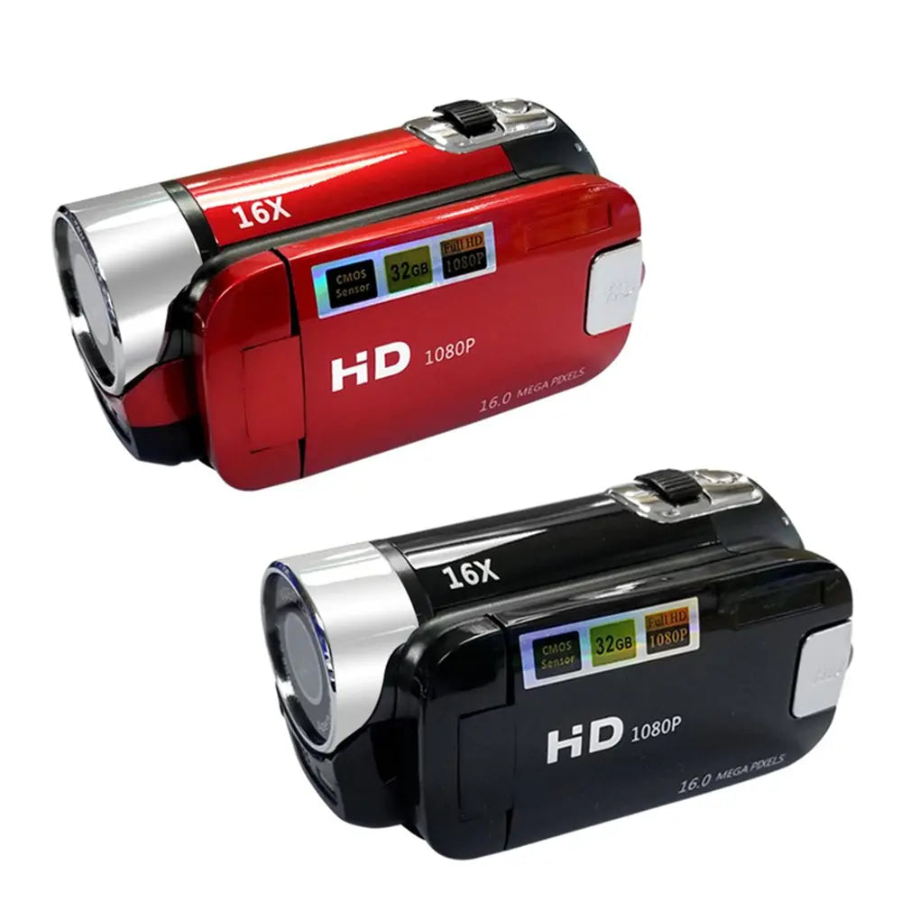 Vlog Camera 1080P Full HD 16 Million Pixel DV Camcorder Digital Video Camera Screen 16X Night Shoot Zoom Digital Zoom Wholesale