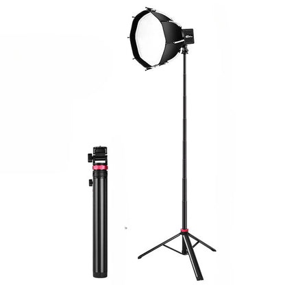 V-200 Light Stand Tripod Stand For Phone Clip Action Camera Handheld COB Light Portable Aluminum Alloy 2M Light Stand
