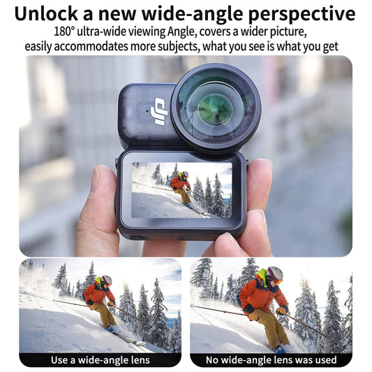185° Ultra Wide Angle Camera Lens for DJI Osmo Nano Panoramic Shoot Camera Lens Filter Accessories