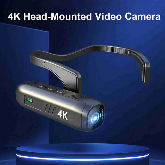 video camera wearable wearable video camera 4k Head Mounted Camera 4K 30FPS Anti Shake and 120° Wide Angle Lens Video Camera