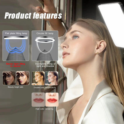 26/33cm Photo Ring light Led Selfie Ring Light Phone Bluetooth broadcast bracket Photography Lighting With Tripod