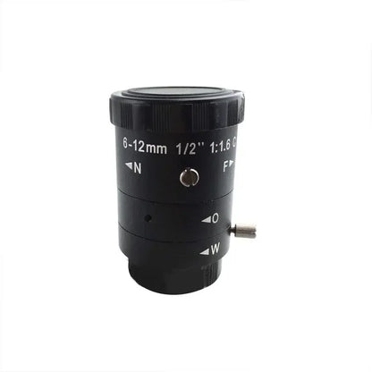 3.0MP Distortionless Manual Zoom Lenses Focal Length 6~12mm HD 1/2" Industrial Camera Lens CCD Vision Lens C Interface