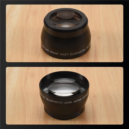 CABE-52Mm 2X Magnification Telephoto Lens For Nikon AF-S 18-55Mm 55-200Mm Lens Camera