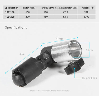 Selens Green Screen Photo Background New Collapsible Portable Reflector Blue Studio Light Reflector For Photography Props Parts