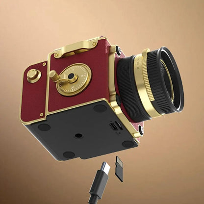 Retro CCD Digital Camera Portable Mini Camera Student Graduation Photo Zoom High-definition Digital Camera Travel Photography