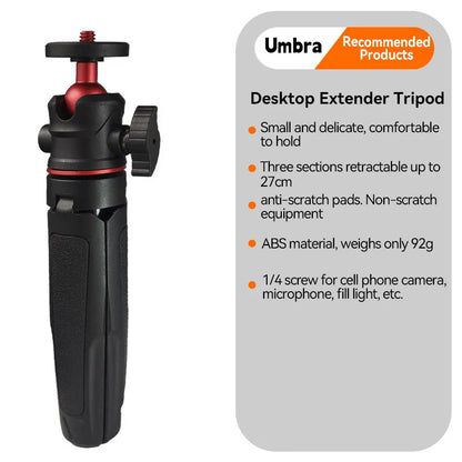 MT-08 Foldable Tripod For Phone Mini Portable Selfie Stick With 1/4" Screw Ballhead Universal For Action Camera DSLR Accessories