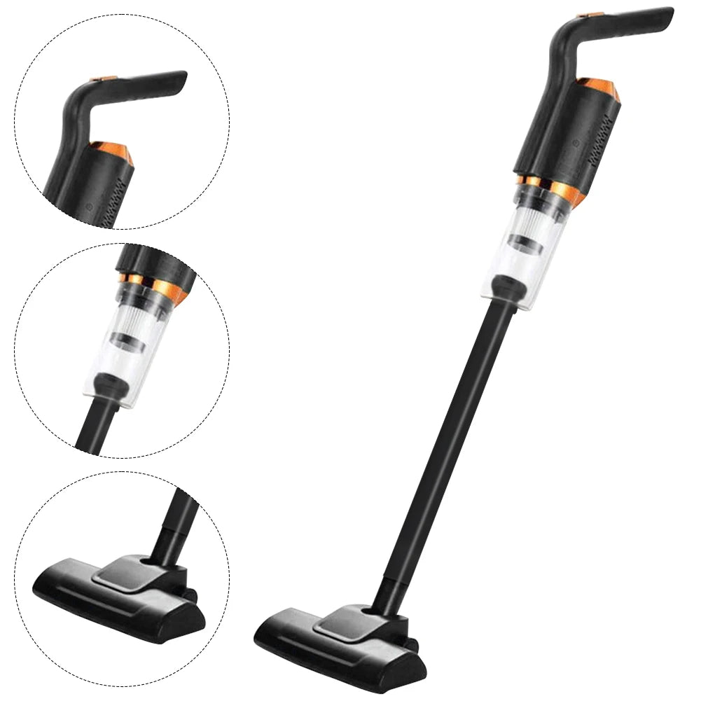 Handheld Wireless Vacuum Cleaner USB Rechargeable Strong Suction Handheld Water Sweeper 2000mAh Cordless Portable Cleaning Robot