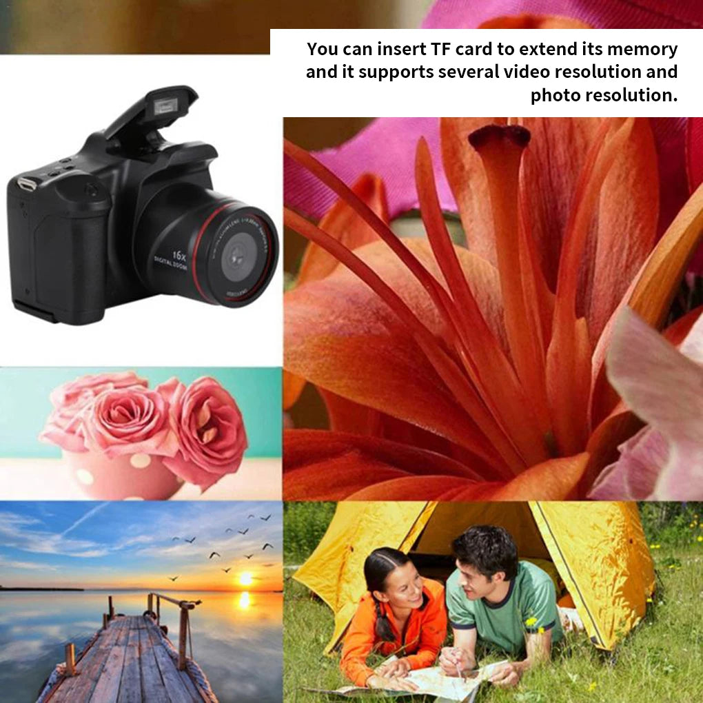 Camera Digital Video Photography Camcorder Cameras Zoom 16X 4K Mirrorless Rechargeable Telephoto Smart Digital Camera