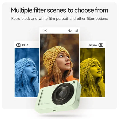 K Digital Camera Autofocus Vlogging Camera HD 24MP with 2.4" Large Screen Camcorder Camera for Photography for Kid Adult Photo
