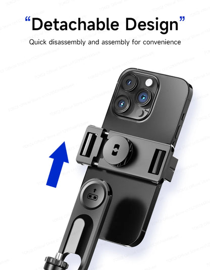 F16 Tripod 1/4'' Interface Extendable Selfie Stick for Smartphone 360° Rotat Shooting Vlog Video Live Broadcast Film with Remote