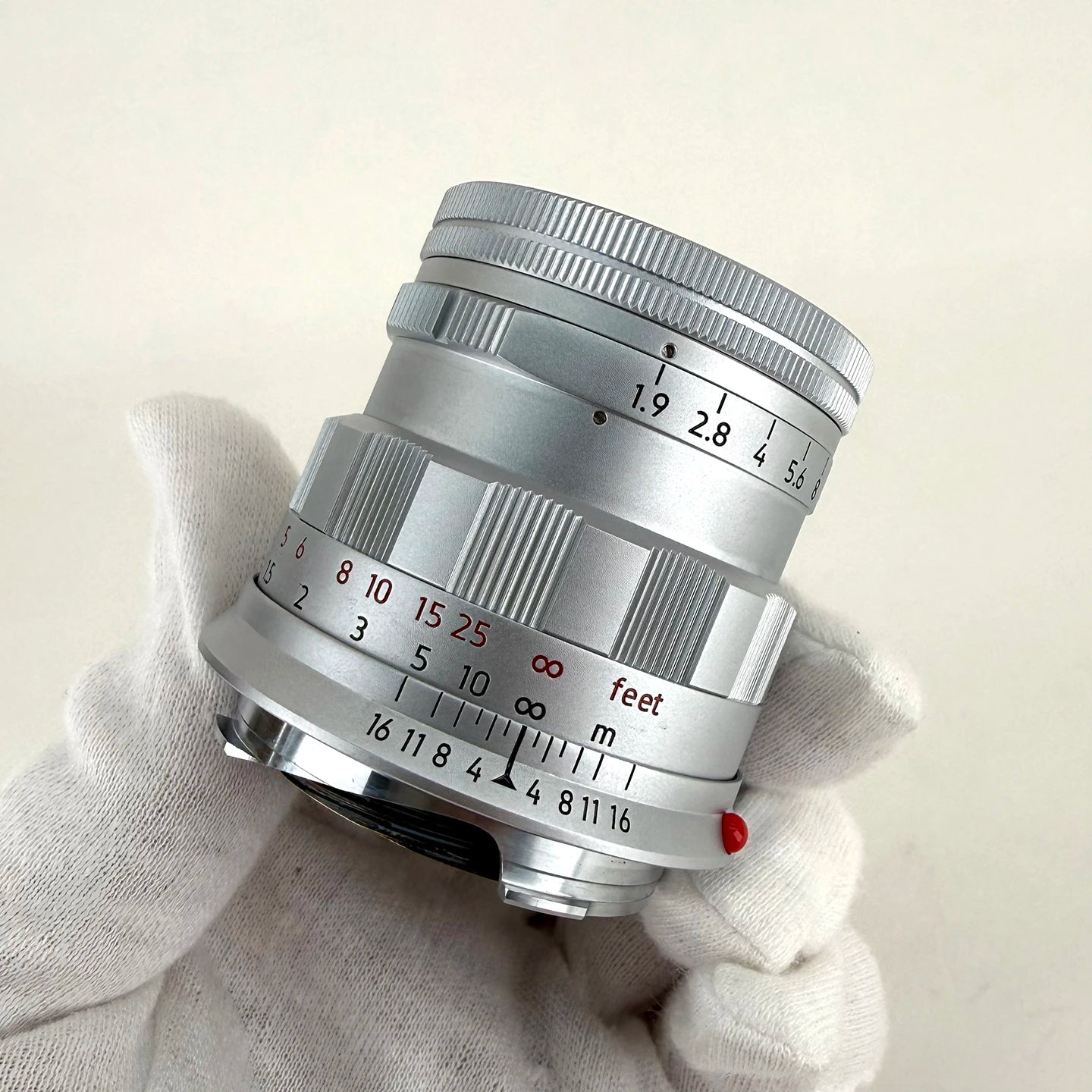 Light Lens Lab 50mm f1.9 Lens Dallmeyer Rigid-ZS6 Chrome Aspherical for Leica M M6 M7 M9 M10P M11 M240