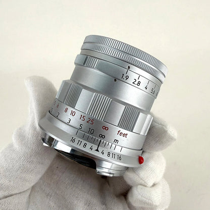 Light Lens Lab 50mm f1.9 Lens Dallmeyer Rigid-ZS6 Chrome Aspherical for Leica M M6 M7 M9 M10P M11 M240