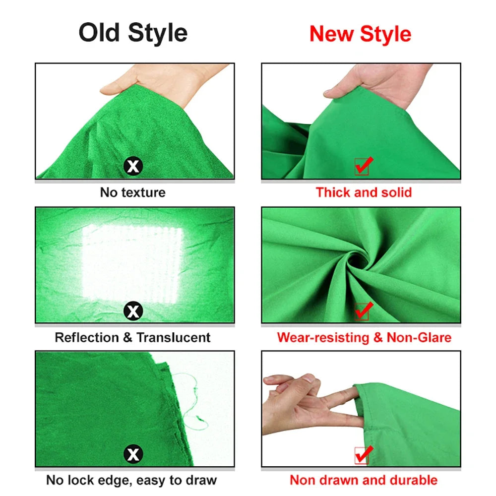 GAINVANE Photography Backdrops White/Black Muslin Cotton Green Screen Chromakey Photo Background Cloth For Photo Shoot Props