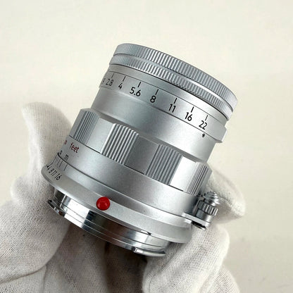 Light Lens Lab 50mm f1.9 Lens Dallmeyer Rigid-ZS6 Chrome Aspherical for Leica M M6 M7 M9 M10P M11 M240