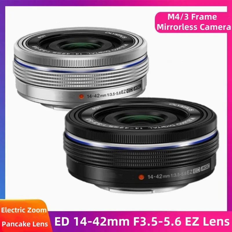 98%NEW ED14-42 Zoom Lens 14-42mm F3.5-5.6 EZ For Olympus EM10 EM5 EP5 EP3 EPL5 EPM2 For Panasonic GF5 GX1 GX7 G10 GH1 Camera