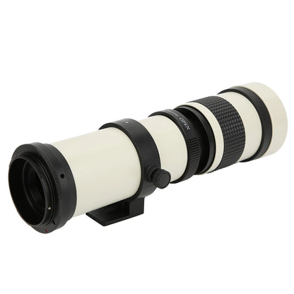 420‑800mm Lens Aperture F 8.3-16 Full Manual Focusing Telescope Zoom Telephoto Lens for EF‑S Mount Camera Lens
