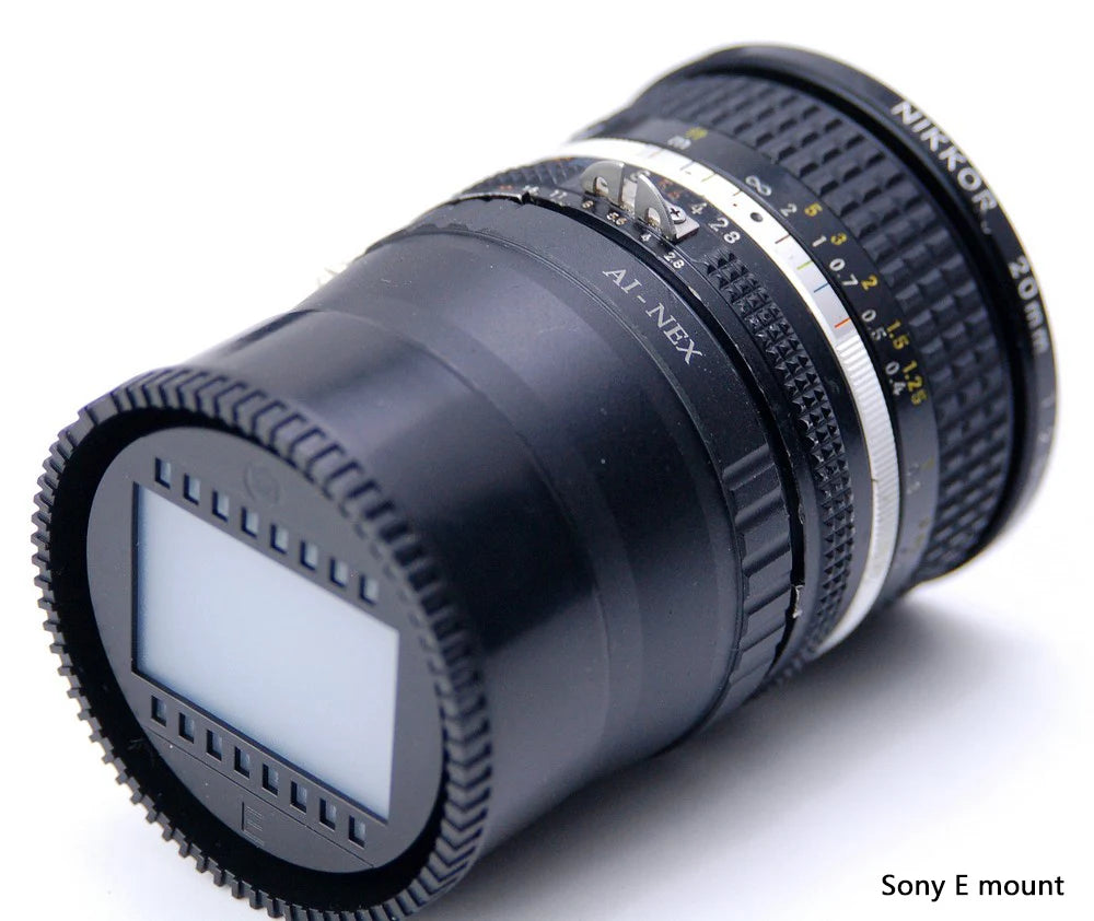camera imaging lens covers E-mount Live view len protect cap Playfulness interest funny image lens's back cover M-mount  cameras