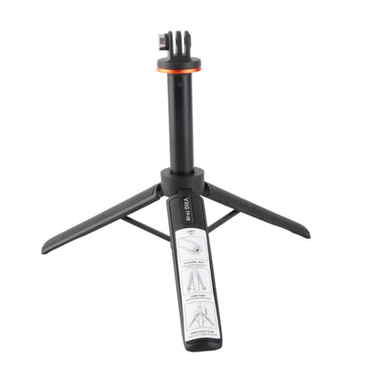 VRIG TP-08 TP-06 Tripod Stand Selfie Stick Aluminum Alloy with 1/4 Inch Screw Cold Shoe Mount 360° Rotatable 1.5kg Load Capacity