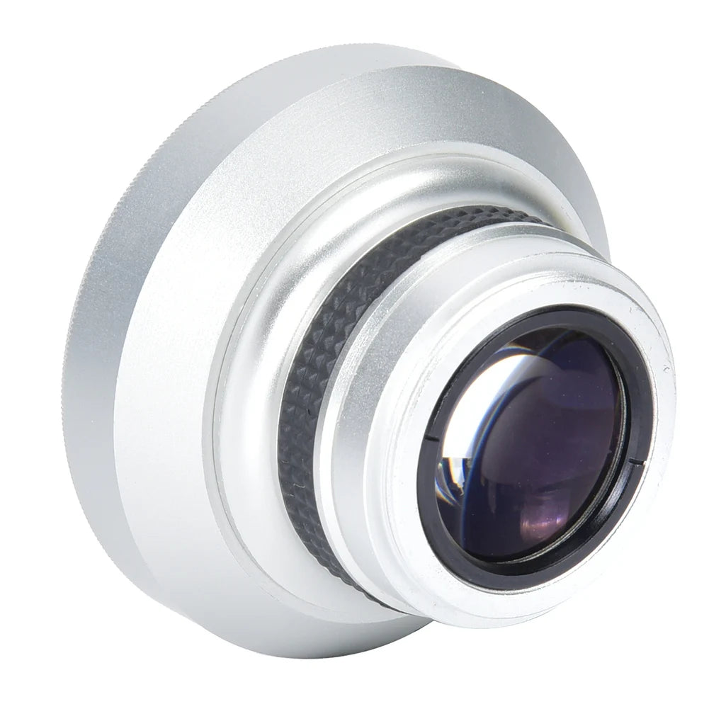 Fisheye Lens Silver Waterproof 37mm 0.25X Fisheye Lens Camera Lenses Strong Applicability for Photographer Camera Accessories