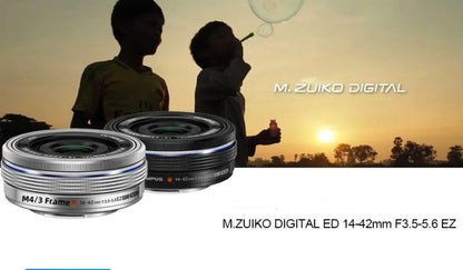 98%NEW ED14-42 Zoom Lens 14-42mm F3.5-5.6 EZ For Olympus EM10 EM5 EP5 EP3 EPL5 EPM2 For Panasonic GF5 GX1 GX7 G10 GH1 Camera