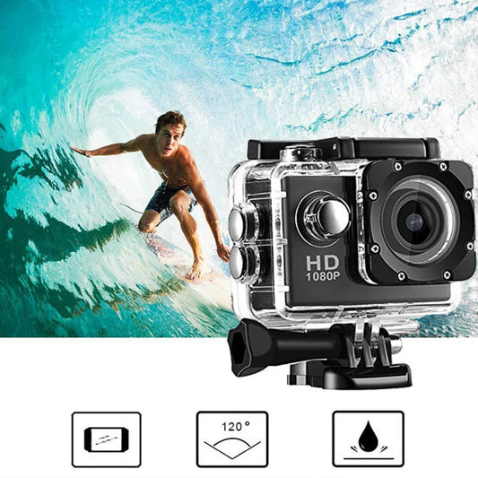 Underwater Waterproof Sports Camera Multifunctional Outdoor Riding Sports DV Skiing Diving Action Camera Video Camera For Helmet