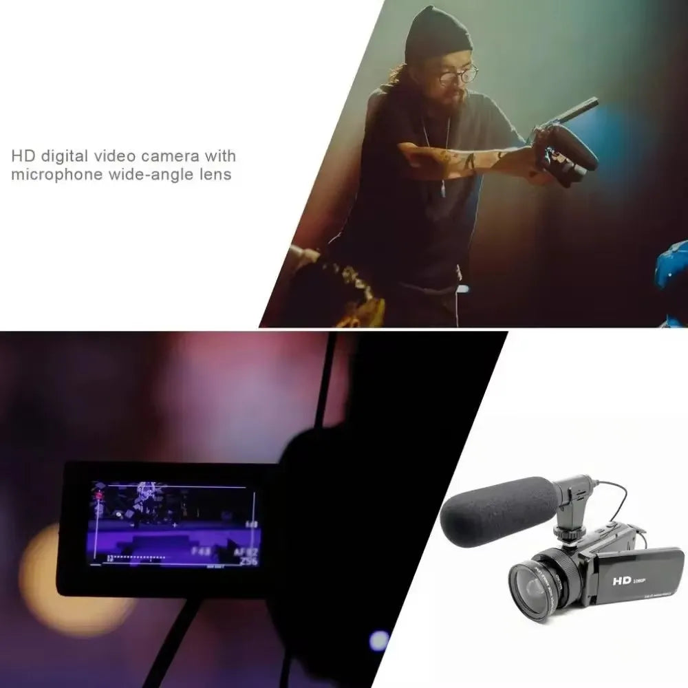 DV Video Recorder Camcorder High-Quality Audio Recording With Microphone Digital zoom Video Camera Machine For Recording Vlogs