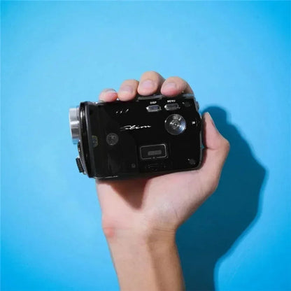 Mini Video DV Camcorder, 16MP 2 Inch LCD Digital Camera with LED Flash, Handheld Portable Home Outdoor Video Recorder Gift