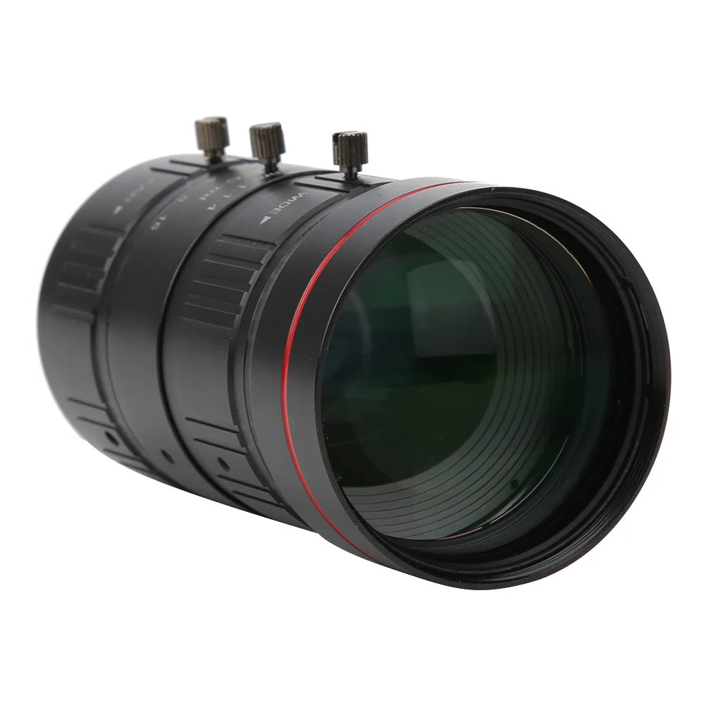 8MP Zoom Industrial Camera Lens C Mount HD 4K Manual Aperture Security CCTV Accessory 10‑40mm Manual Aperture Lens