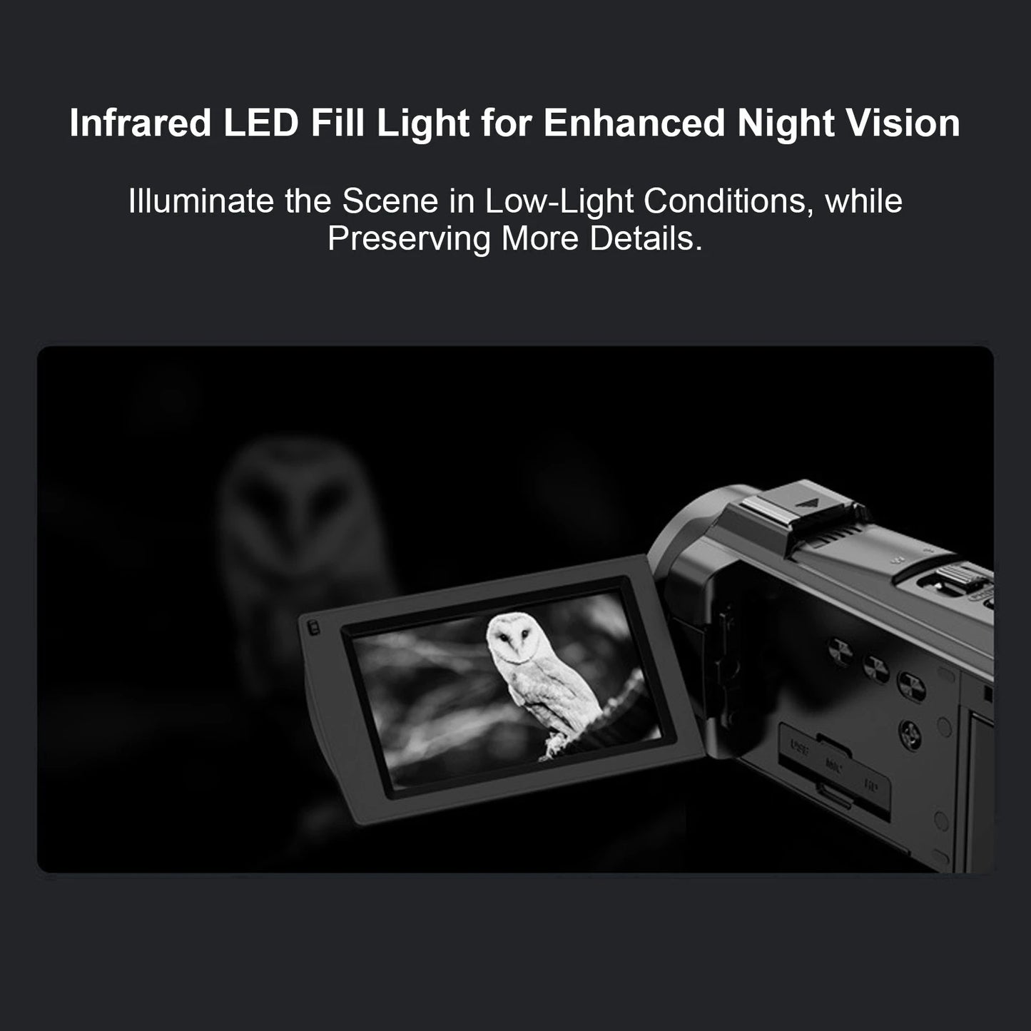 5K Camera 5K Video Camera Camcorder HD WiFi Digital Camera 3.0in Touchscreen 56MP Vlog Camera 18X Digital Zoom Anti Shake