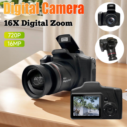 16MP Digital Camera with 2.4 Inch LCD Screen Video Camera 16X Digital Zoom Video Recorder for Photography Digital Camera