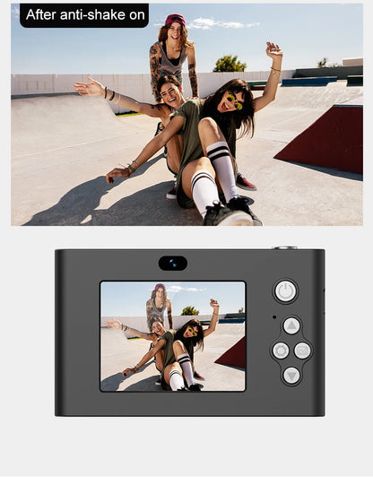 Retro CCD 24 Million Pixels Camcorder 4K Digital Camera 16x Zoom Compact Cameras Auto Focus for Adult Beginners Kids Photograph