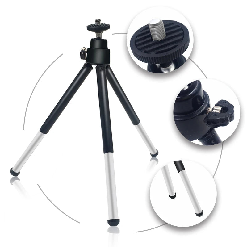 16/26/33CM LED Ring Light Photographic Selfie Ring Light With Flexible Tripod Holder For Live Video Streaming Studio Fill Lamp