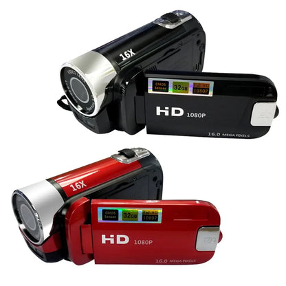 Vlog Camera 1080P Full HD 16 Million Pixel DV Camcorder Digital Video Camera Screen 16X Night Shoot Zoom Digital Zoom Wholesale