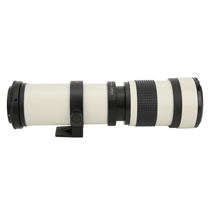 420‑800mm Lens Aperture F 8.3-16 Full Manual Focusing Telescope Zoom Telephoto Lens for EF‑S Mount Camera Lens