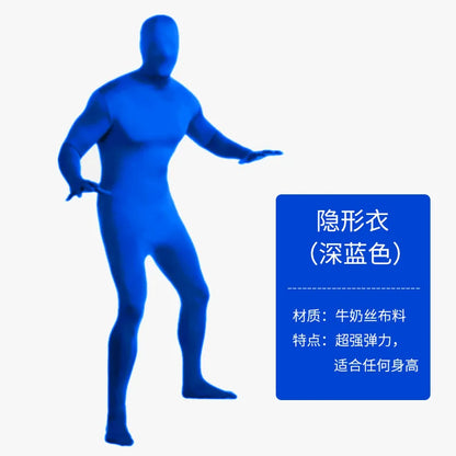 Green Screen Suit Jumpsuits for Movie Video Invisible Effect Full Body Photographic Filming Studio Props Adult Cosplay Costume