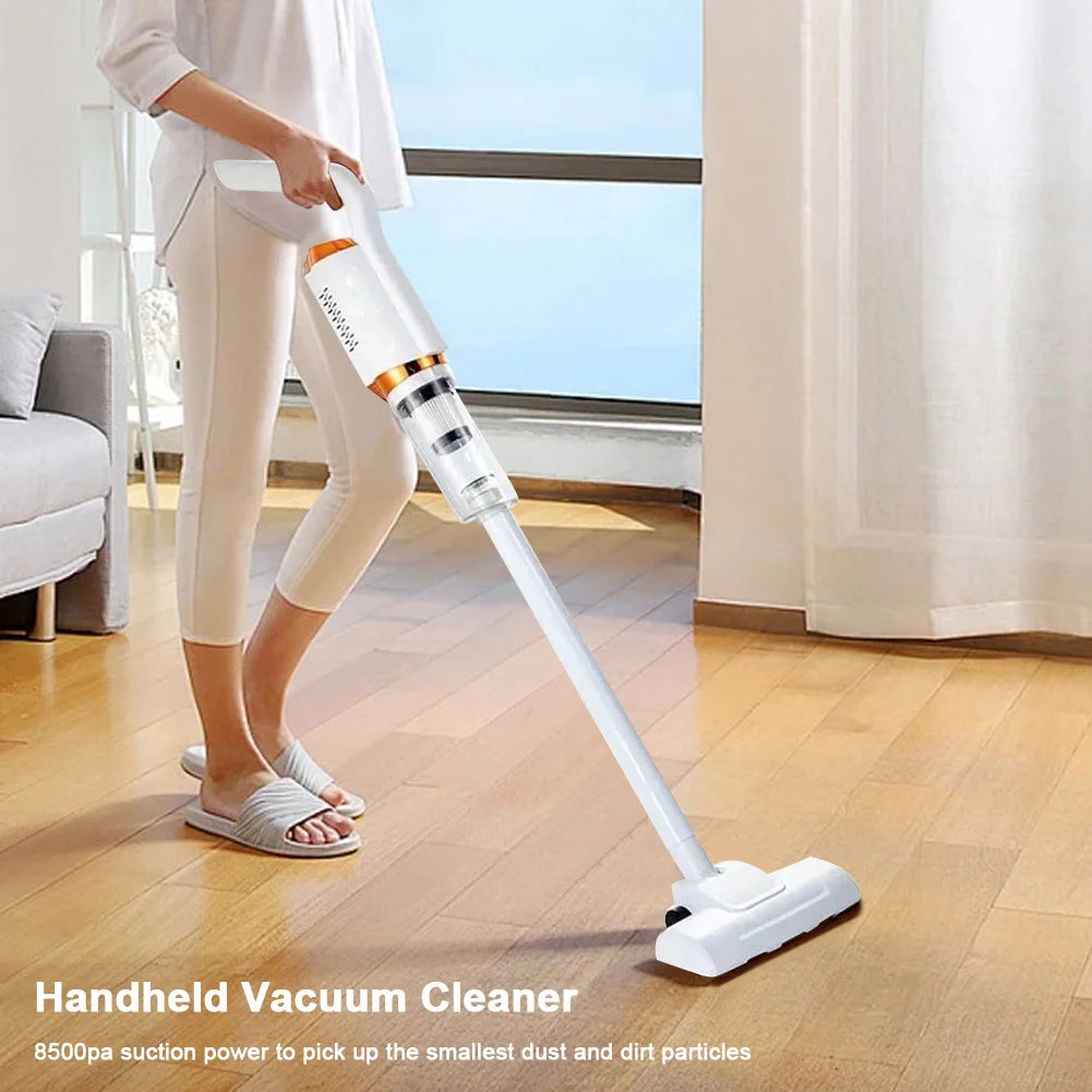 Handheld Wireless Vacuum Cleaner USB Rechargeable Strong Suction Handheld Water Sweeper 2000mAh Cordless Portable Cleaning Robot