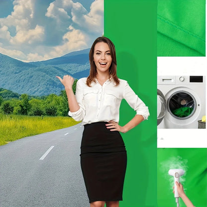 5X 6.5 FTGreen Screen Backdrop for Photography, GreenScreen Background Sheet for Zoom Meeting, Cloth Fabric Curtain