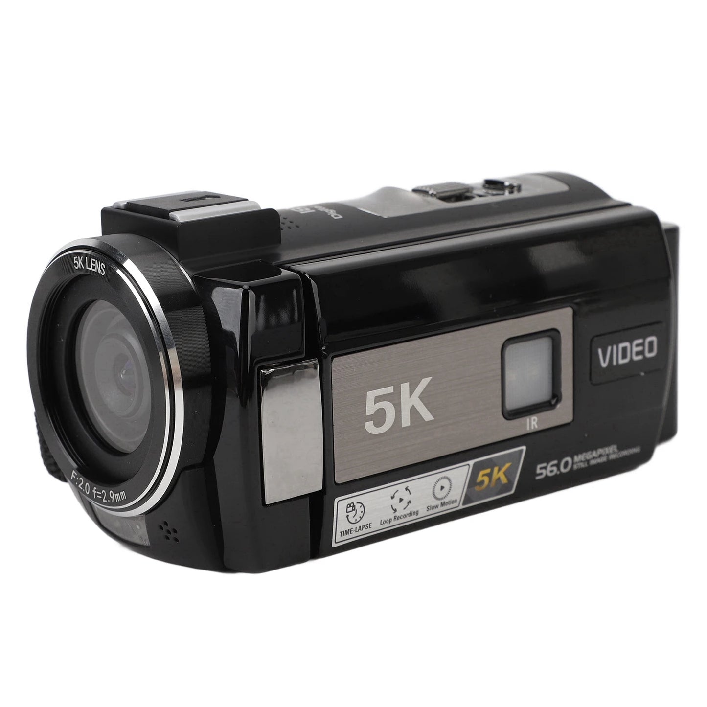 5K Camera 5K Video Camera Camcorder HD WiFi Digital Camera 3.0in Touchscreen 56MP Vlog Camera 18X Digital Zoom Anti Shake