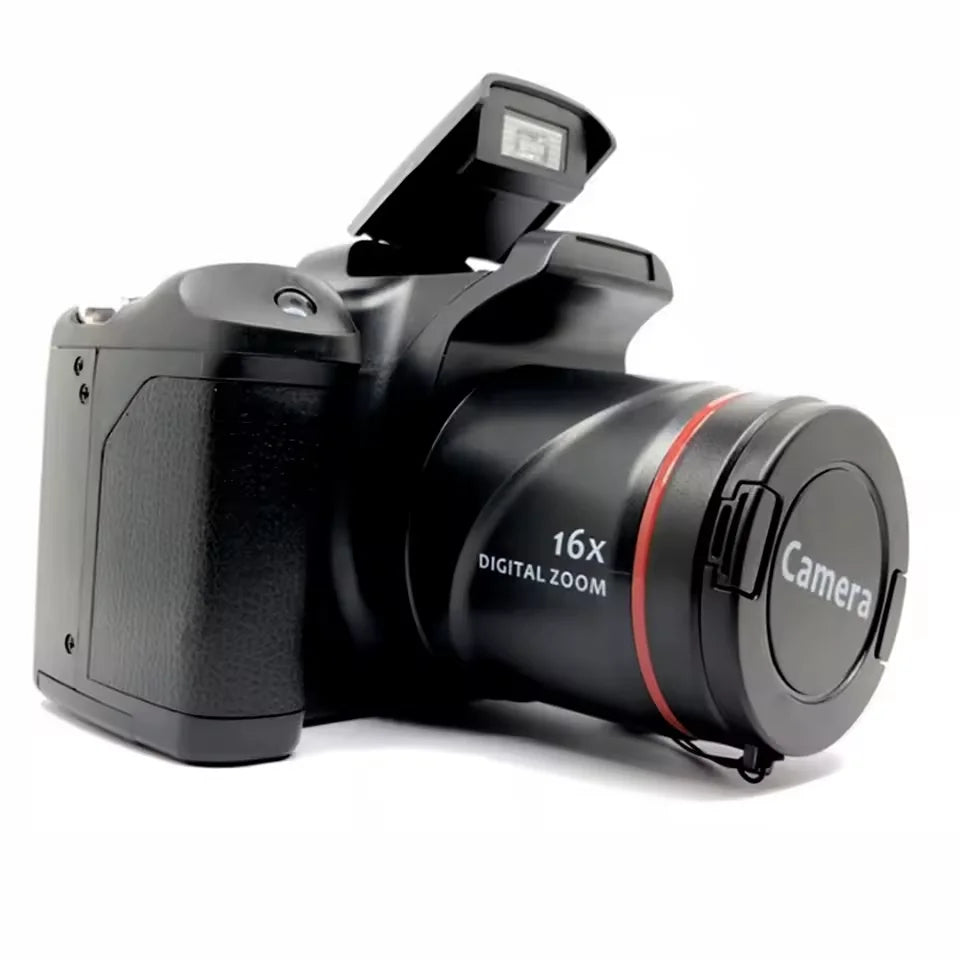 Professional Photography Camera 16MP SLR Digital Camcorder 16X Digital Zoom Video Recorder 2.4 Inch LCD Screen Vlogging Camera