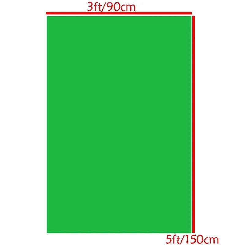 100*150cm Photography Backdrop Non-woven Green Screen Backdrop Cloth Solid Color Photo Background Photo Studio Accessories